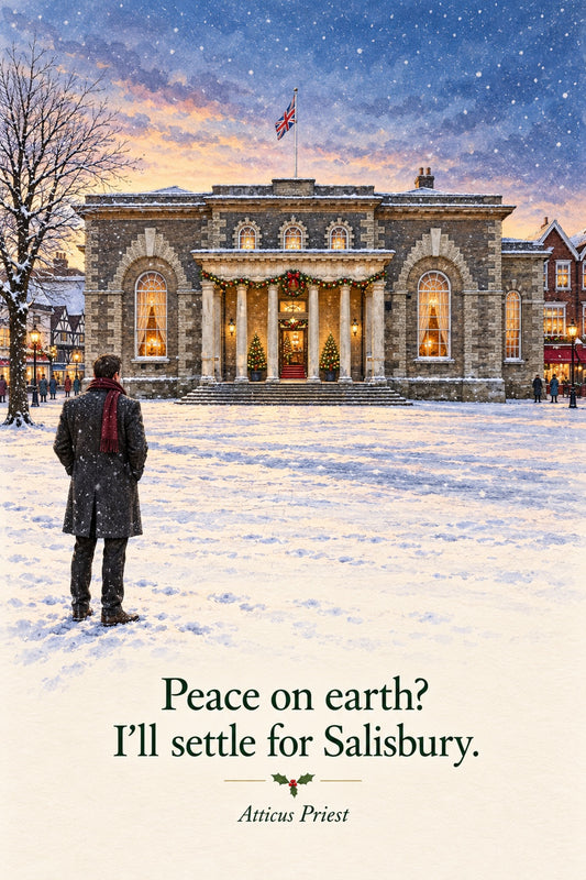 Atticus Priest Christmas Card - Peace on Earth